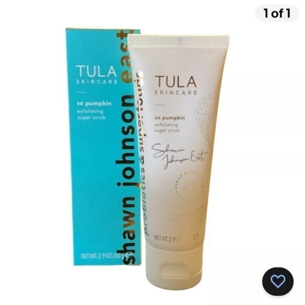 NIB TULA skincare so pumpkin exfoliating sugar scrub 2.9 oz + Lancôme mascara